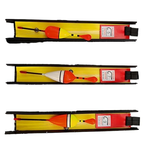 Angelruten-Posen, Angel-Bobber | 3X Angel-Slip-Kork in gerader Säulenform,Slip Fishing Bobbers, Angelrutenzubehör für Crappie, Panfish, Barsch, Forelle, Wels Angelruten-Posen, Angel-Bobber | 3X Angel-Slip-Kork in gerader Säulenform,Slip Fishing Bobbers, Angelrutenzubehör für Crappie, Panfish, Barsch, Forelle, Wels von Generisch