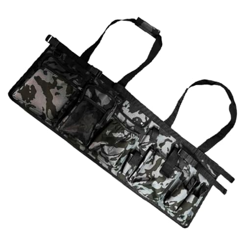 Angelwerkzeug-Organizer | Ruten- und Zangenhalter | Angel-Eimer-Werkzeugtasche, stabile Werkzeugtasche, praktisches Angelzubehör für den Außenbereich, 1,8 l Eimer, camouflage, Refer to description, von Generisch