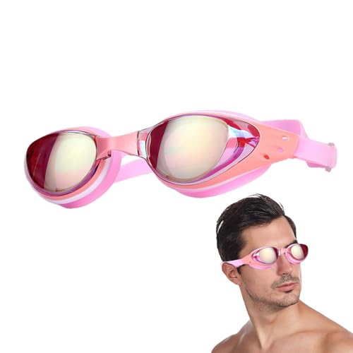 Anti-Beschlag-Schwimmbrille für Erwachsene, Jugend-Schwimmbrille – Schwimmbrille für Herren, Wasserbrille für Erwachsene, Schwimmbrille für Herren, auslaufsicher, beschlagfrei, für Strand, Pool von Generisch