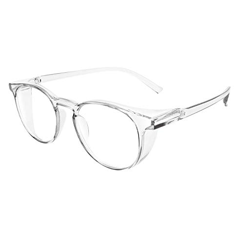 Antibeschlag-Schutzbrille für Männer und Frauen mit Blaulichtblockierung Augen Vergrößern Brille (white, One Size) von Generisch