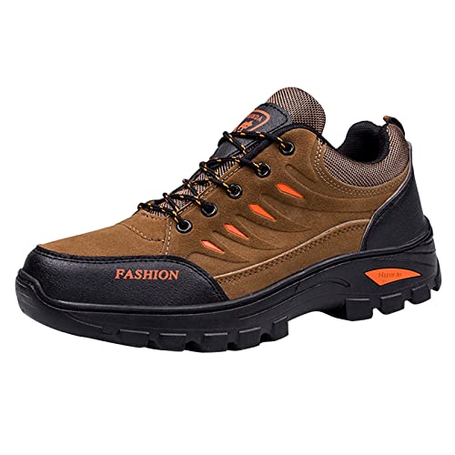 Arbeitsschuhe Herren Safety Breite Trekkingschuhe Wasserdicht Stahlkappenschuhe Stylisch Sportschuhe Stahlkappe Arbeits Orthopädische Shoes Berufsschuhe von Generisch