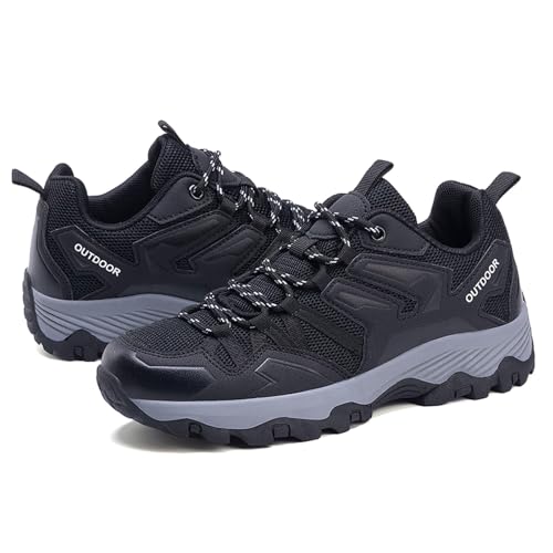 Arbeitsschuhe Wasserdicht, Arbeitsschuhe Herren Damen rutschfest Sicherheitsschuhe - Outdoor Schuhe Breite Füße Sneaker Sportlich Safety Shoes Leicht Trekkingschuhe Bequeme Atmungsaktive von Generisch