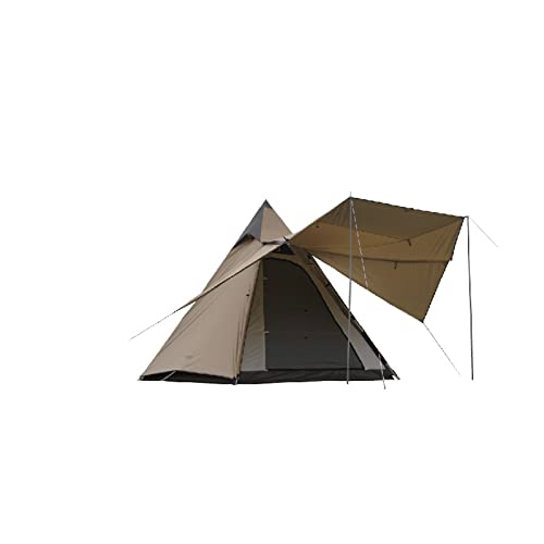 Automatisches Aluminium-Pyramidenzelt für Outdoor-Camping, wasserdicht, Sonnenschutz, doppellagig, Steeple-Zelt von Generisch