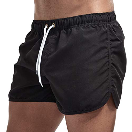 Badehose Herren Kurz Eng Sexy Sommer Shorts Surf Badehose Bademode Hawaii Schnelltrocknend XXL Schwimmhose Strandshorts String Swimming 3XL Badeshorts Swimming Shorts von Generisch