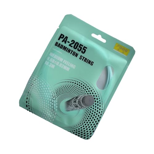 Badminton-Saite, 0,70 mm Durchmesser, Multifilament-Tennisschlägerschnur, 10 m hohe Spannung, Badminton-Faden, Draht-Ersatz, Trainingsschlägersaite für Badminton Badminton-Saite, 0,70 mm Durchmesser, Multifilament-Tennisschlägerschnur, 10 m hohe Spannung, Badminton-Faden, Draht-Ersatz, Trainingsschlägersaite für Badminton von Generisch