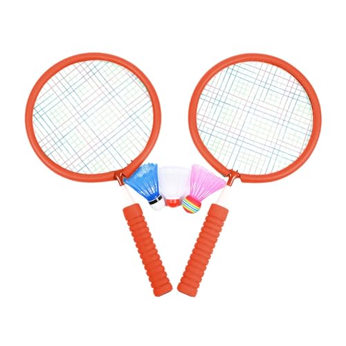 Badmintonschläger für Kinder,Kinder-Badmintonschläger-Set,Hinterhof-Außensport-Badmintonschläger | Schlägerspiel Strandspielzeug inklusive 3X Badminton für Kinder Indoor- und Outdoor-Sportspiel von Generisch