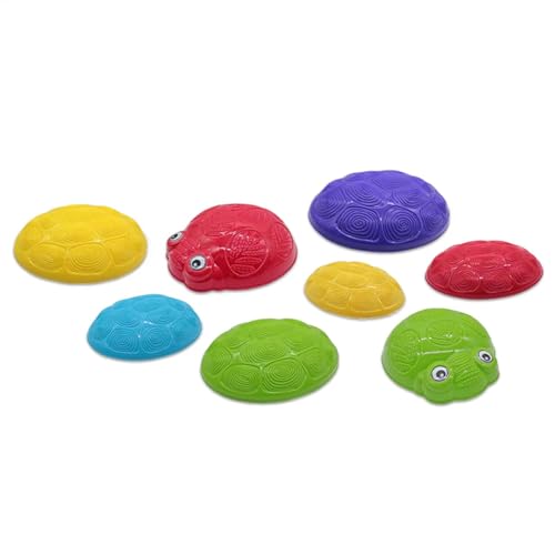 Balancing Stepping Stones - Trittsteine für Kinder | Rutschfeste Outdoor Balancing Stones | Helfen Koordination, Kraft und Balance zu verbessern | Kinder sensorisches Trainingsgerät bieten Fuß von Generisch