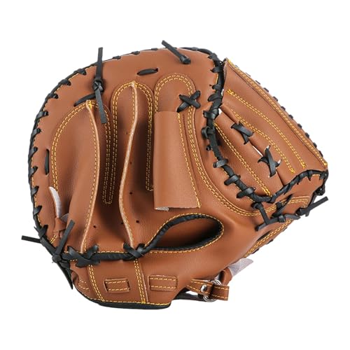 Ballhandschuhe für Erwachsene – Baseball-Softball-Fanghandschuh, bequemer Fanghandschuh, Baseball, Softball, Feldhandschuhe, Herren, Sport, Baseball-Fänger-Handschuhe von Generisch