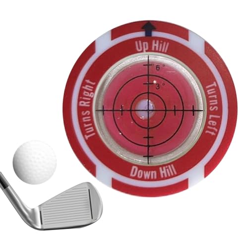 Ballmarker, Hutclip, magnetische Golfmützen-Clips, magnetischer Golfball-Zielmarker, abnehmbare Golf-Trainingshilfen, Zubehör für Männer und Frauen, Golfliebhaber und Anfänger von Generisch