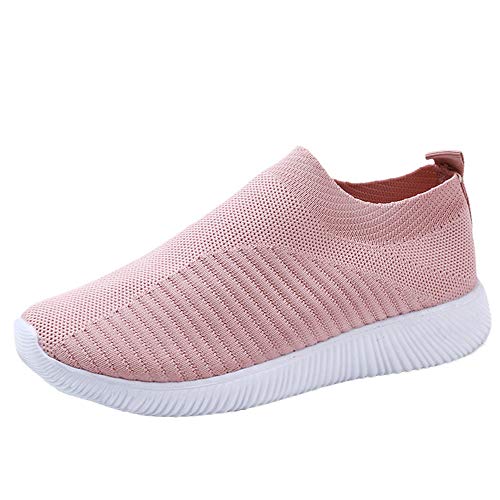 Barfuss Schuhe Damen, Laufschuhe Damen Leichte Sneaker - Barfußschuhe Walking Mit Guter Dämpfung Stoff Turnschuhe Sports & Outdoor Shoes Fitness Sportschuhe Luftpolster Atmungsaktiv von Generisch