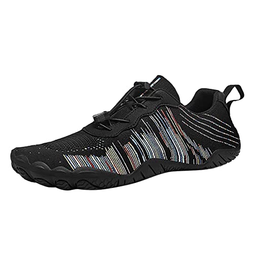 Barfuss Schuhe Damen Herren Outdoor Barfuß - Bequeme Barfußschuhe Sommer Wasserfest Orthoback Wandern Unisex Handballschuhe Weit Five Finger Zehenschuhe Minimalistische Komfort Leicht Laufschuhe von Generisch