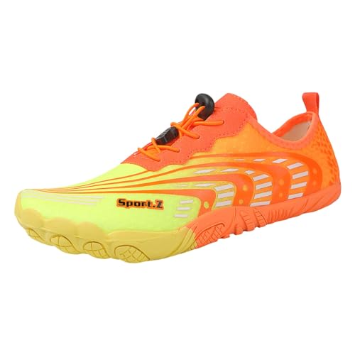 Barfuß Schuhe Damen Herren Outdoor Barfuss - Handballschuhe Bequeme Wanderschuhe Wasserfest Orthoback Breite Sommer Unisex Zehenschuhe Barfußschuhe Fitnessschuhe Mit Zero-Drop Solhe Laufschuhe von Generisch