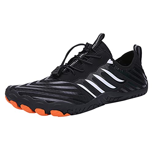 Barfuss Schuhe Damen Herren Wasserfest Barfussschuhe - Sneakers Bequeme Sommer Orthoback Elastizität Handballschuhe Breite Wandern Barfußschuhe Traillaufschuhe Komfort Leicht Laufschuhe Unisex von Generisch