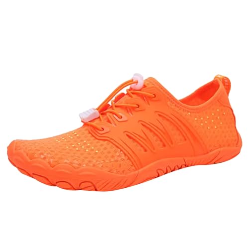 Barfuß Schuhe Damen Herren Wasserfest Barfußschuhe - Wanderschuhe Bequeme Sneakers Unisex Breite Handballschuhe Atmungsaktiv Outdoor Zehenschuhe Turnschuhe Komfort Leicht Fitnessschuhe Laufschuhe von Generisch