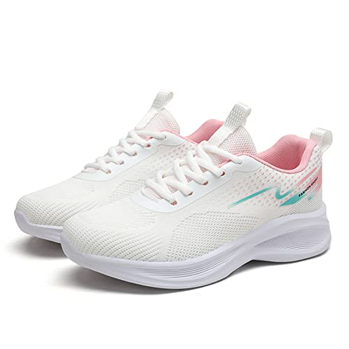 Barfußschuhe Damen, Sneaker Damen Leichte Turnschuhe - Hallenturnschuhe Walking Fitness Wanderschuhe rutschfest Walkingschuhe Wasserfest Atmungsaktive Joggingschuhe Laufschuhe Sportschuhe von Generisch