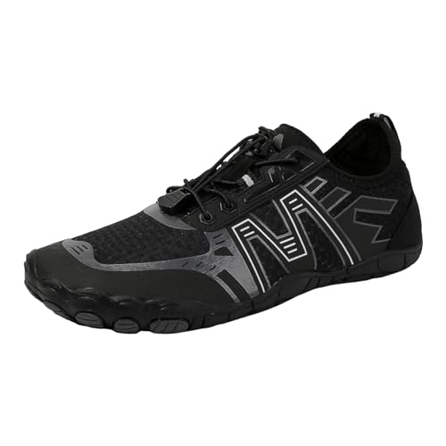 Barfussschuhe Damen Herren Outdoor Barfuß Schuhe - Sneakers Bequeme Sportschuhe Atmungsaktiv Barfußschuhe Elastizität Unisex rutschfest Mit Breite Und Zero-Drop Sohle Leicht Laufschuhe von Generisch