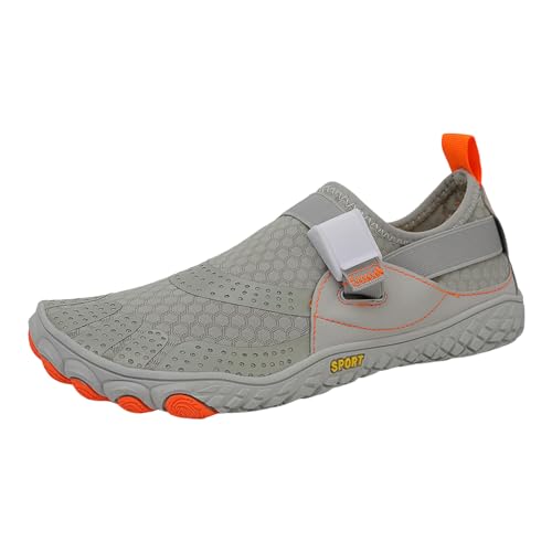 Barfußschuhe Damen Herren Wasserfest Barfuss Schuhe - Barfussschuhe Bequeme Unisex Sneakers Barefoot Shoes Elastizität Sommer Handballschuhe Breite Traillaufschuhe Komfort Leicht Laufschuhe von Generisch