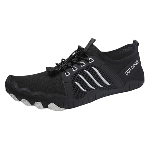 Barfussschuhe Damen Herren Wasserfest Barfuss Schuhe - Sneakers Breite Sportschuhe Barfuß Outdoor Orthopädische Unisex Elastizität Wanderschuhe Turnschuhe Komfort Leicht Fitnessschuhe Laufschuhe von Generisch