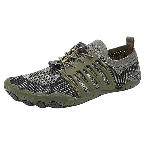 Barfußschuhe Damen Herren Wasserfest Barfussschuhe - Handballschuhe Atmungsaktiv Sneakers Barfuss Schuhe Sommer Barfuß Leicht Outdoor Wanderschuhe Breite Traillaufschuhe Komfort Laufschuhe Unisex von Generisch