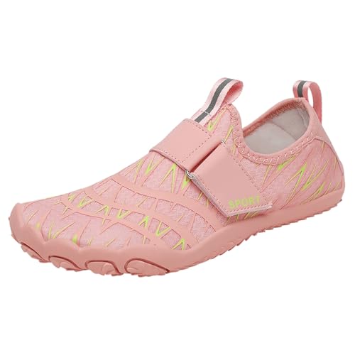 Barfußschuhe Damen Schwarz, Wasserschuhe Damen Schwarz, schnell trocknende Badeschuhe, rutschfeste Wasserschuhe, atmungsaktive Fitnessschuhe, Unisex Surfschuhe, Yoga-Laufschuhe, Poolschuhe von Generisch