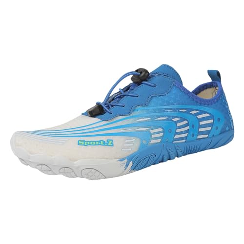 barfußschuhe Damen schwarz, Wasserschuhe Damen schwarz, schnell trocknende Badeschuhe mit Rutschfester Sohle, Wasserschuhe, atmungsaktive Fitnessschuhe, Unisex Surfschuhe, Yoga, Strandschuhe, surfen von Generisch