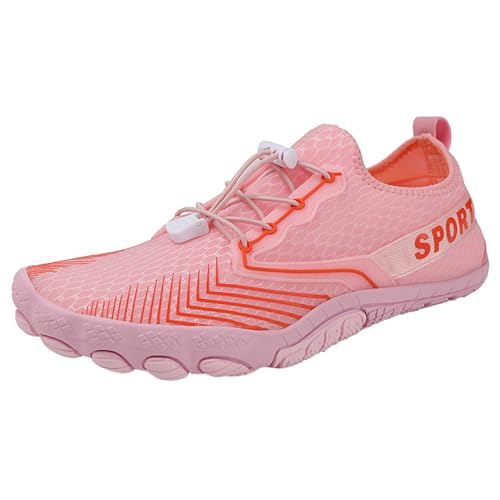 Barfußschuhe Damen weiß, Wasserschuhe Damen schwarz, schnell trocknende Badeschuhe, rutschfeste Wasserschuhe, leichte Fitnessschuhe, Unisex-Trailrunning-Schuhe, Yoga-Walking-Schuhe, Pool von Generisch