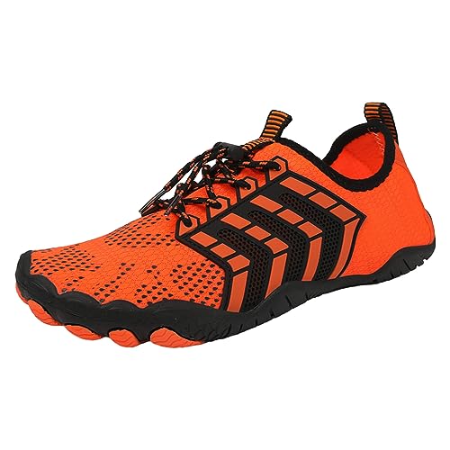 Barfußschuhe Herren Wasserschuhe Damen Schnelltrocknende Badeschuhe mit Rutschfester Sohle Wasserschuhe Atmungsaktive Fitnessschuhe Unisex Trailrunning-Schuhe Yoga Strandschuhe Poolschuhe von Generisch