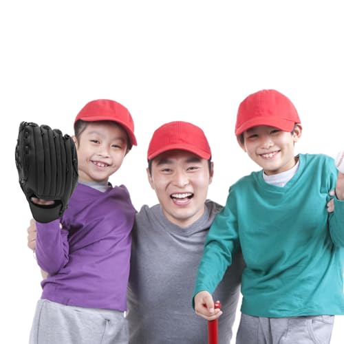 Baseball-Handschuhe für, Baseball-Handschuhe für Kinder | Catcher Mitt Erwachsene, Mädchen Baseball Mitt | Mädchen, Frauen, Männer, Baseball-Anfänger, verdickter PU-Lederhandschuh von Generisch