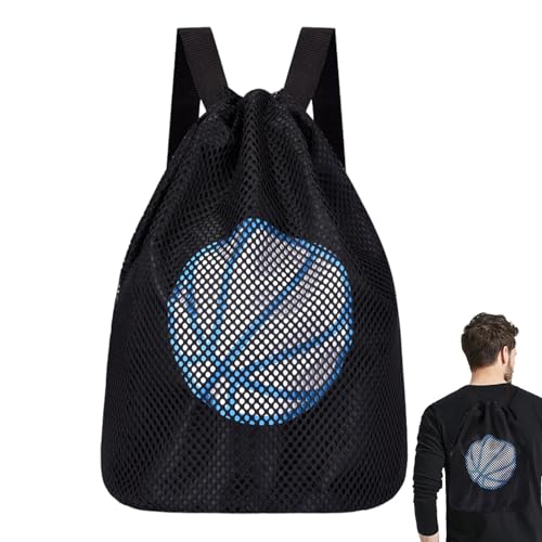 Basketball-Tragetasche, Basketball-Büchertasche, Sporttasche mit großem Fassungsvermögen, Rucksack mit Kordelzug, Sporttasche, Sport-Umhängetasche für Damen und Herren, leichte Tasche für Fußball von Generisch