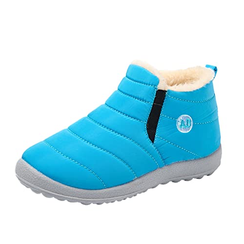 Befristetes Angebot, Podojoy Winterstiefel Kinder Jungen Mädchen Warm Snowboots Gefüttert Winterschuhe Thermostiefel Outdoor Skischuhe Bequem Barfussschuhe Schneestiefel Winterboots von Generisch