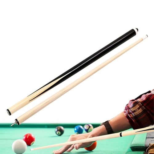 Billard-Queue-Sticks – 144,8 cm ergonomische Hartholz-Queue-Sticks | Professioneller abnehmbarer Billardqueue aus Holz, für Erwachsene, stilvolles Queue-Zubehör für Übungen, Billardtisch, Wettbewerb von Generisch