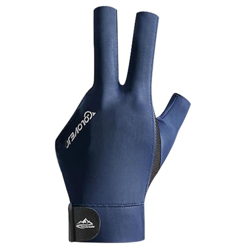 Billard-Sporthandschuhe, Pool-Handschuhe, linke oder rechte Hand, 3 Finger, Pool-Billard-Handschuhe, Billardhandschuhe für Damen/Herren von Generisch