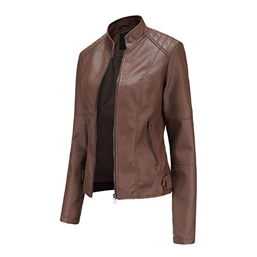 Black Friday Angebote 2024 Ab Wann Lederjacke Damen Rote Lederjacke Damen Kunstlederjacke Damen Motorradjacke Damen Jacke Damen Winterjacke Damen Lederjacke Kaffee,M von Generisch