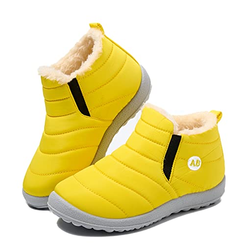 Blitzangebote des Tages, Podojoy Winterstiefel Kinder Jungen Mädchen Warm Snowboots Gefüttert Winterschuhe Thermostiefel Outdoor Skischuhe Bequem Barfussschuhe Schneestiefel Winterboots von Generisch