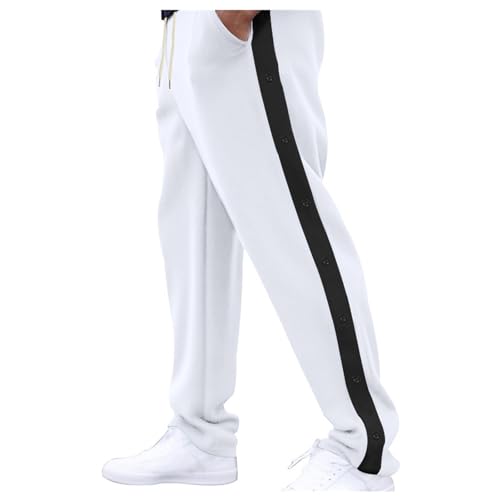 Bodybuilding Hose Trainingshose Herren Jogginghose Baumwolle Männer Hosen Haushose Lang Baggy Laufhose Sporthose Sporthosen Sweatpants Grau Freizeithose von Generisch