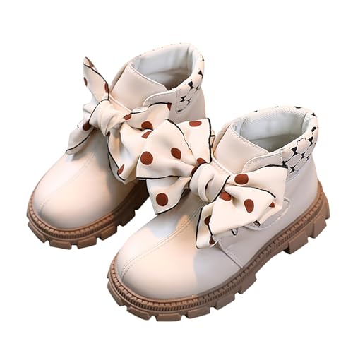 Boots Mädchen 35 Gefüttert Weichsohlen Babyschuhe Isolierung Winter Kinderschuhe Mädchen Outdoor Boots Warme Atmungsaktiv Baumwollstiefel rutschfest Kinder Ankle Boots Trekkingschuhe von Generisch