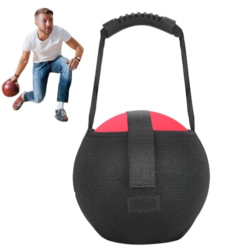Bowlingball-Tasche, Bowling-Tasche für einzelne Bälle - Robuster Bowling-Ballhalter mit Griff,Sicherer Bowlingball-Rucksack, faltbare Taschen für Anfänger, fortgeschrittene Bowler, Männer und Frauen von Generisch