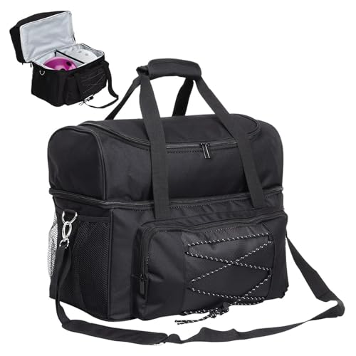 Bowlingtasche für 2 Bälle, Tragetasche mit gepolstertem Gurt und Ballhalter, doppelte Bowling-Tragetasche, Ballhalter mit Tasche für 2 Bowlingbälle Bowlingtasche für 2 Bälle, Tragetasche mit gepolstertem Gurt und Ballhalter, doppelte Bowling-Tragetasche, Ballhalter mit Tasche für 2 Bowlingbälle von Generisch
