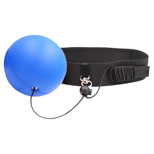 Box-Reflex-Ball, bezauberndes Box-Reflexball-Stirnband-Set, interaktives Trainingsgerät für Erwachsene und Kinder, tragbares Boxzubehör für Schlaggeschwindigkeit, Beweglichkeit und Fitness von Generisch