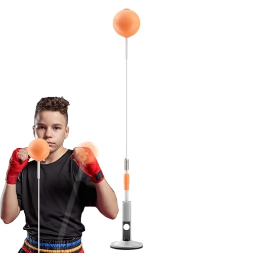 Box-Reflex-Ball – Reflex Boxsack | Boxen Speed Bag Reaktionsball, Boxen Reflex Bag mit hoher Haltbarkeit, Koordinations-Workout-Kit, Speedbag mit Ständer, Box-Übungswerkzeug für -Fitnessstudio von Generisch