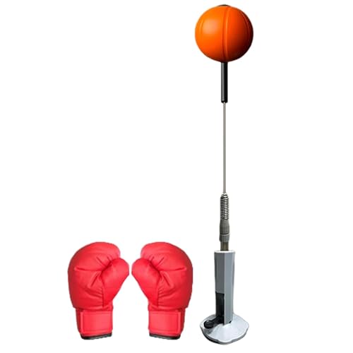 Box Reflexball Mit Ständer, Box-Reaktionsball, Boxsack Mit Ständer, Box-Speedball, Vertikaler Box-Reflexball, Höhenverstellbare Bälle Für Jugendliche Und Erwachsene, Box-Trainingsball von Generisch