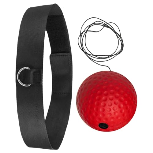 Boxen Reflexball, Boxen Training Ball, Boxbälle mit Kopfband, Reaktionsball Boxing Equipment, Verbessern Sie Geschwindigkeit und Hand-Auge-Koordination, Boxtraining React Reflex Ball von Generisch