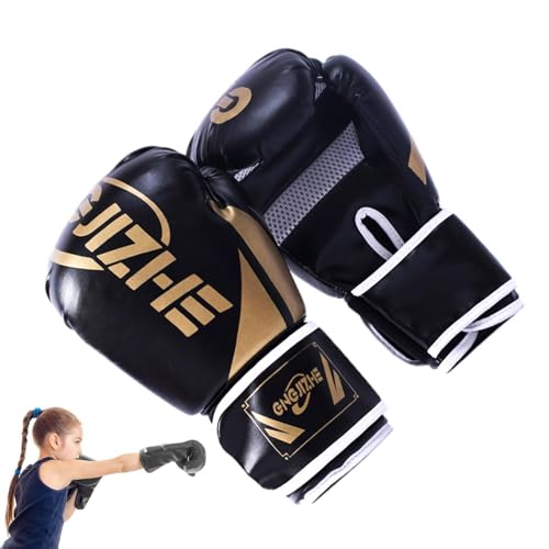 Boxhandschuhe – MMA-Handschuhe, Sparring-Handschuhe, Boxhandschuhe für Kinder, Boxsack, Sparring-Boxhandschuhe, dicke Polsterung, MMA-Handschuhe für Anfänger, Kinder, Kickboxen, Muay Thai von Generisch