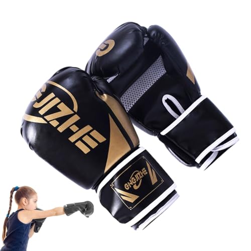 Boxhandschuhe für Kinder, dicke Polsterung, MMA-Handschuhe für Kampfsport, Boxtraining, Kampfsport, Kickboxen, Sparring, 1,8 g von Generisch