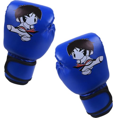 Boxing Gloves for Kids, Cartoon Pu Leather Training Gear, Durable Home Gym Equipment, 6.69x9.84 Inches Sparring Gloves for Kickboxing, Muay Thai, and MMA Practice von Generisch