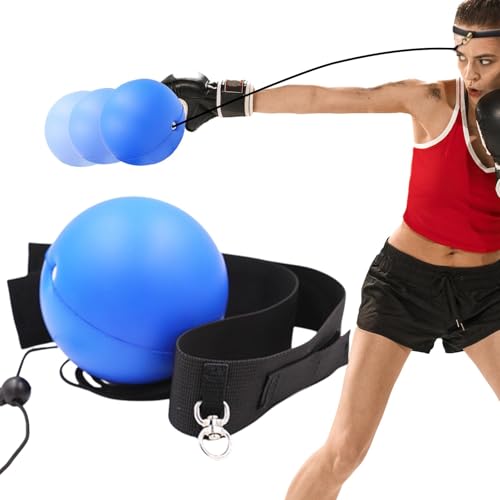 Boxing reflex ball Boxing headband Boxing training equipment Interactive boxball Boxing reflex ball for men Boxing reflex ball for kids Exercise boxing ball Training boxball headband Boxing reflex set von Generisch