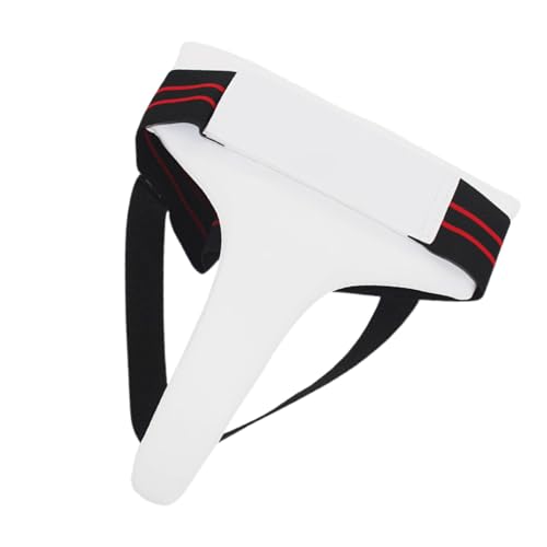 Boxschutzausrüstung, robuster PU-Schrittschutz zum Boxen mit elastischem Band, ergonomischer Schrittschutz mit Klettverschluss-Design für Taekwondo-Boxen von Generisch