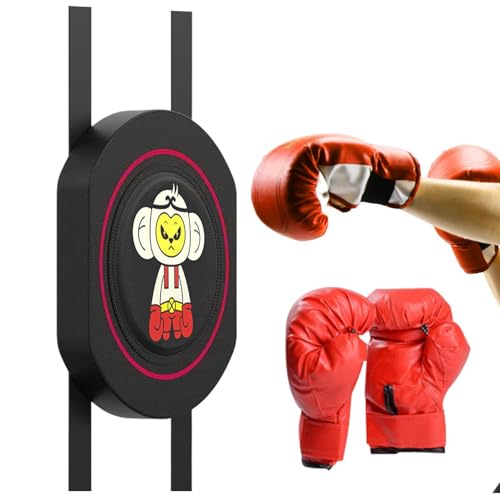 Boxwand-Zielscheibe, Box-Training, Boxausrüstung, tragbare Boxausrüstung, Sanshou-Training für Zuhause, Fitnessstudio, Boxhalle, mit Kinder-Boxhandschuhen von Generisch