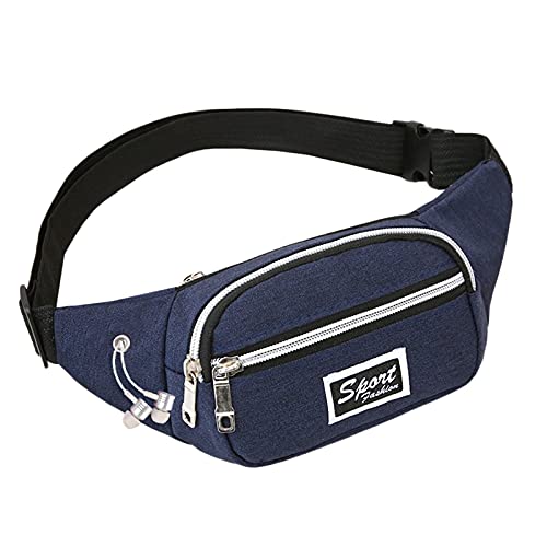 Brieftaschentasche Herren Outdoor und Multifunktional Damen Sport Pocket Phone Mobile Waist Packs Läufer Hydration Belt Waist Pack für Frauen (Blau, 28X4X10) von Generisch