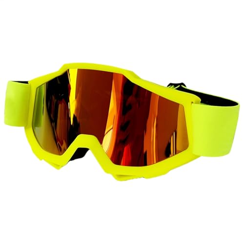 Brille Dirtbike, Motorradbrille für Herren - Rutschfeste Motocross-Schutzbrille | Anti-Beschlag-Motocross-Reitbrille für Männer und Frauen, gepolsterte, staubdichte -Brille für Erwachsene und Jugendli von Generisch